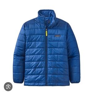 Patagonia Kids Nano Puff Brick Quilt Jacket Bright Blue. 

Size S 7-8